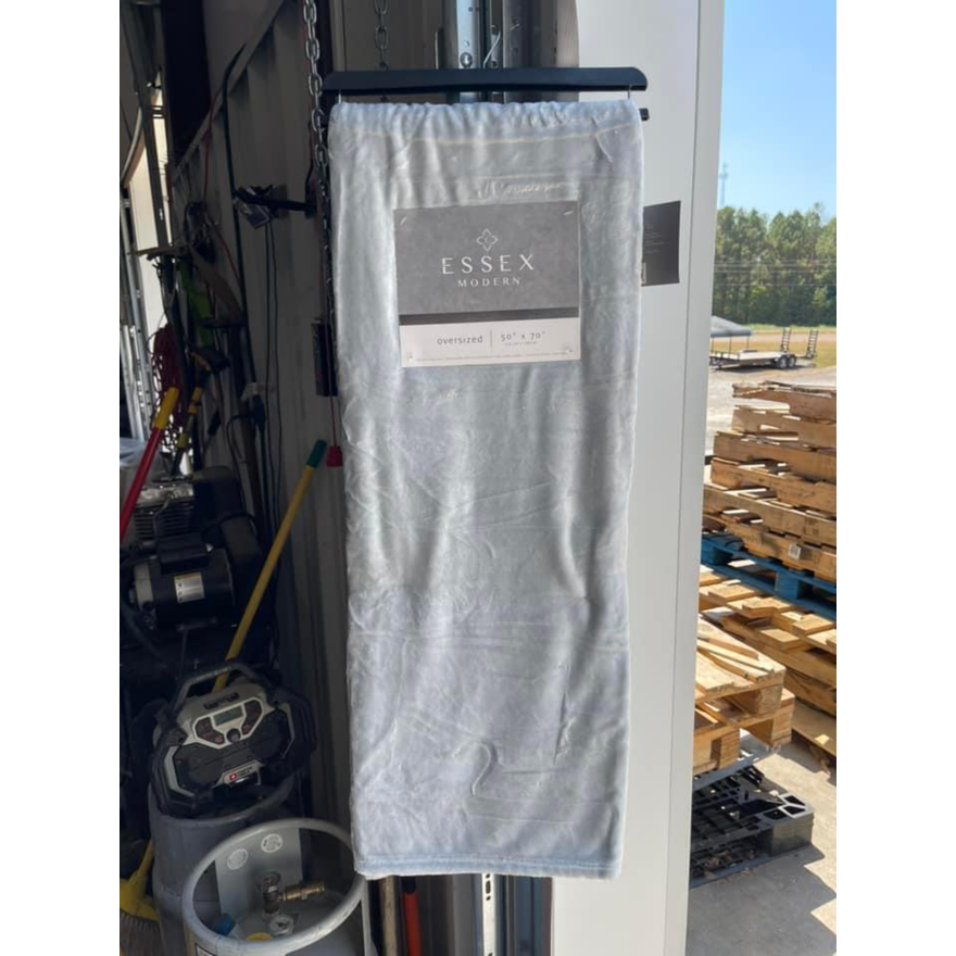 50"x70" Gray Essex Modern Throw Blanket