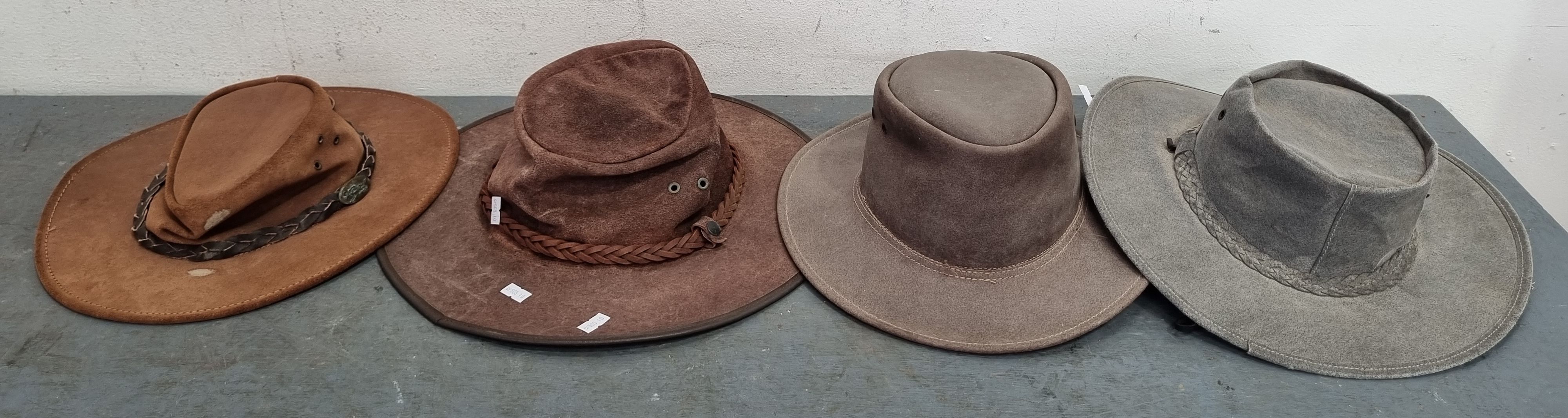 A Group Of Hats