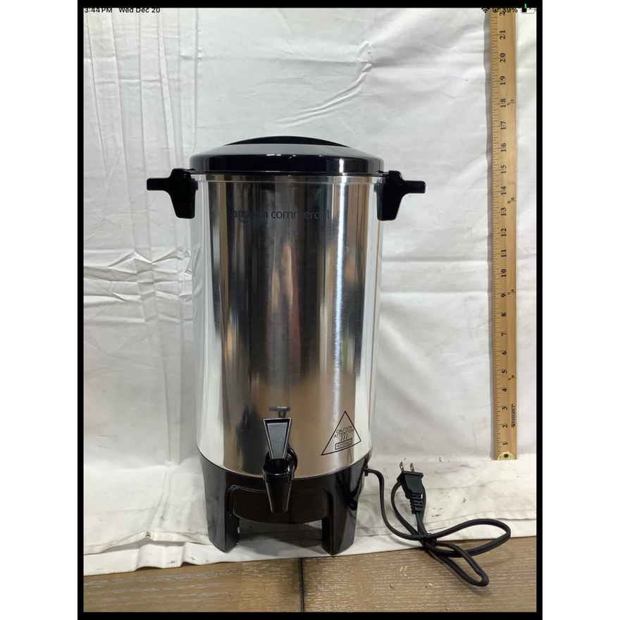 Amazon Commercials Aluminium Coffee Urn 40Cups