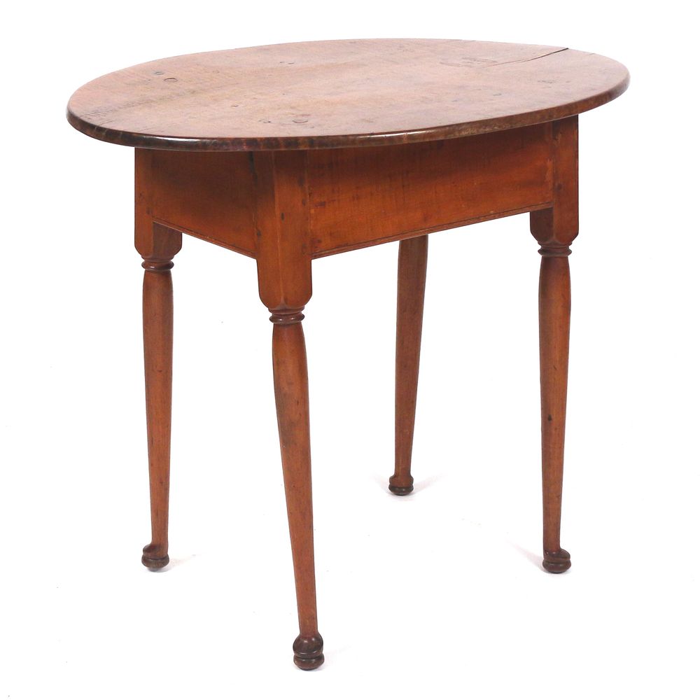 Federal Later Tiger Maple Side Table Lofty Marketplace