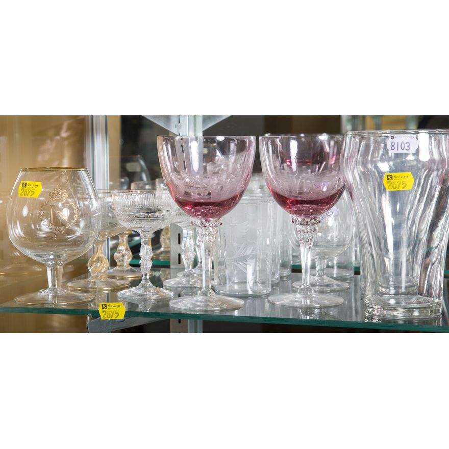 Group of Various Stems & Glasses