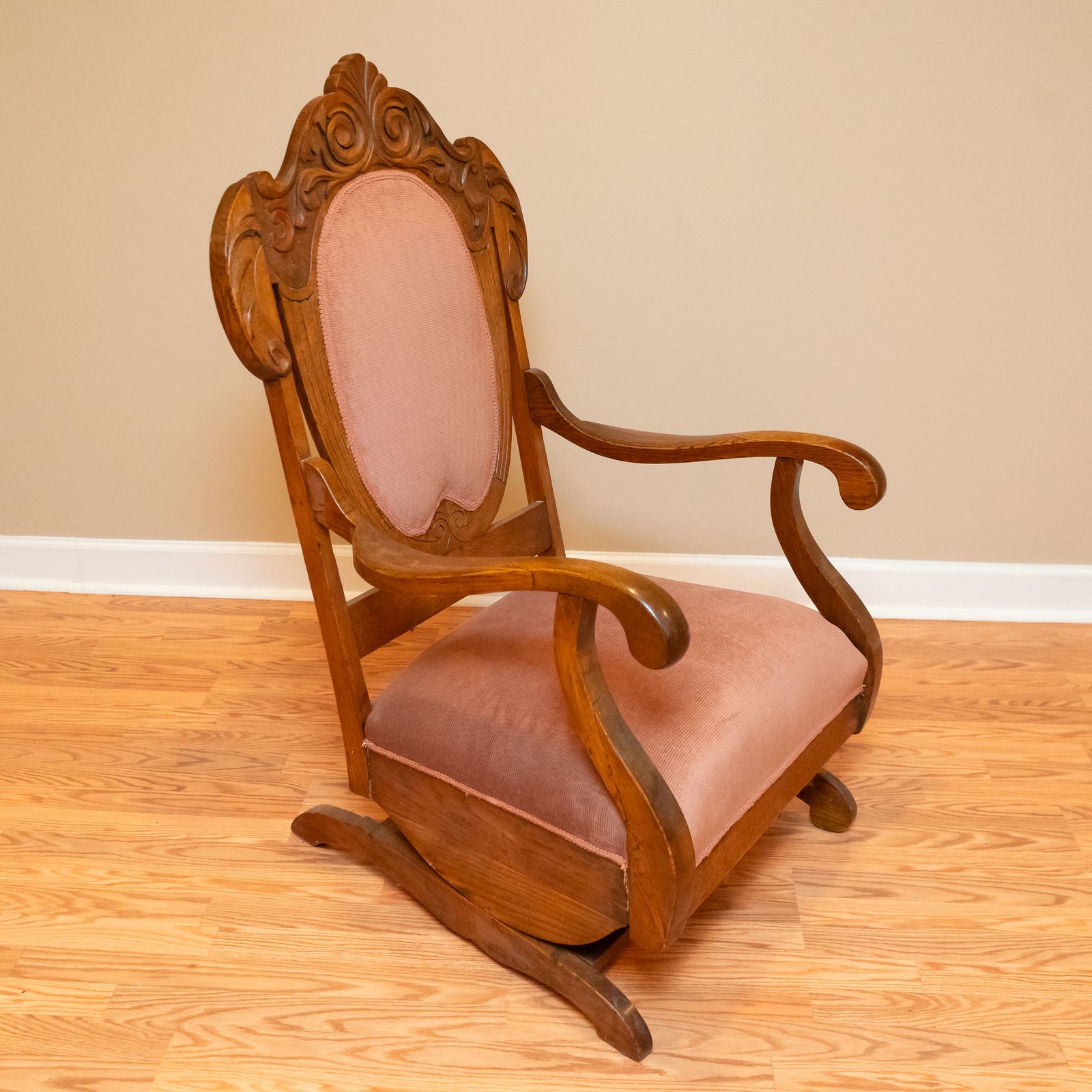 Antique Parlor Rocker Antique Victorian Walnut Platform Rocker | Harritt Group, Inc