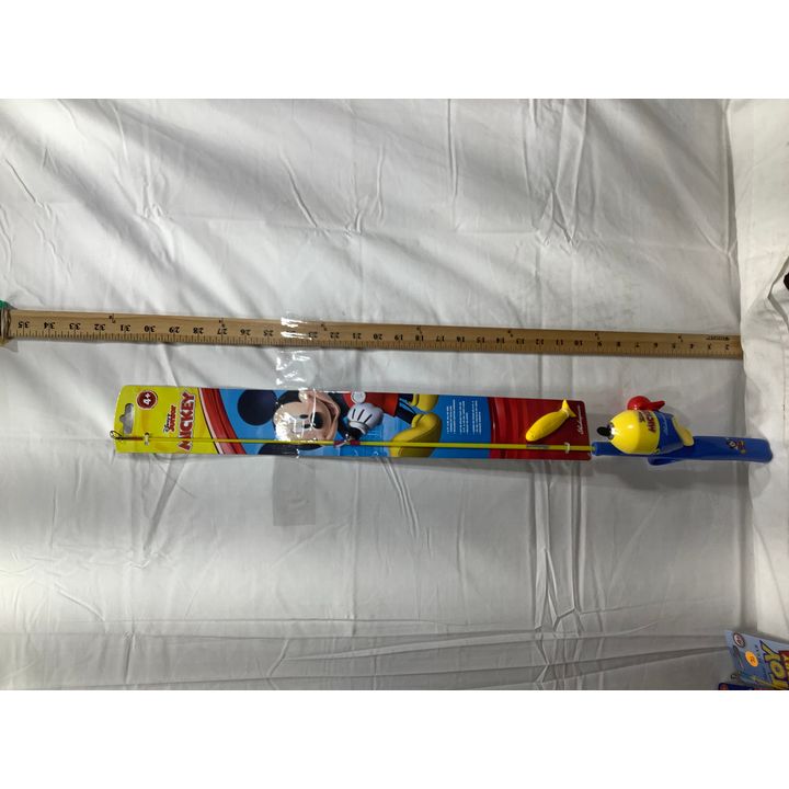 Shakespeare Mickey Mouse 2' 6" All-In-One Fishing Kit w/ Line & Casting Minnow