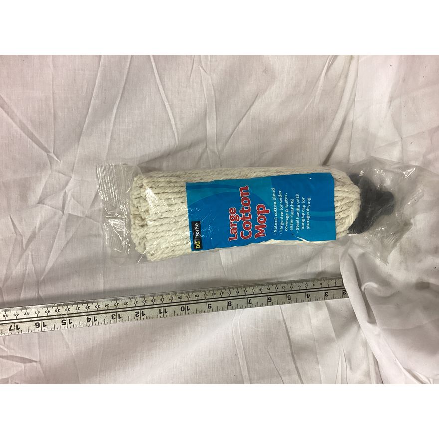Natural Cotton Blend Large Cotton Mop