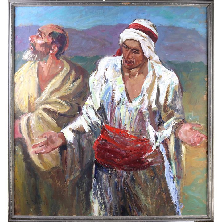 Painting, Follower of Etienne Alphonse Dinet