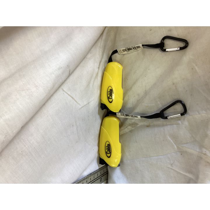 (2) Cablz Sunglass Cleaner Kit w/ Clip On Loop- Yellow