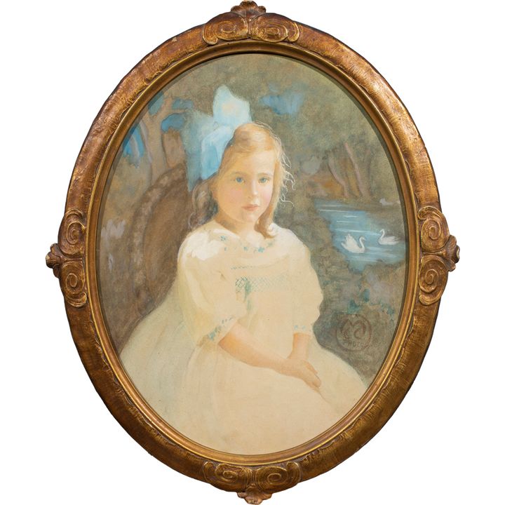 Painting, Portrait of a Young Girl (20th century)