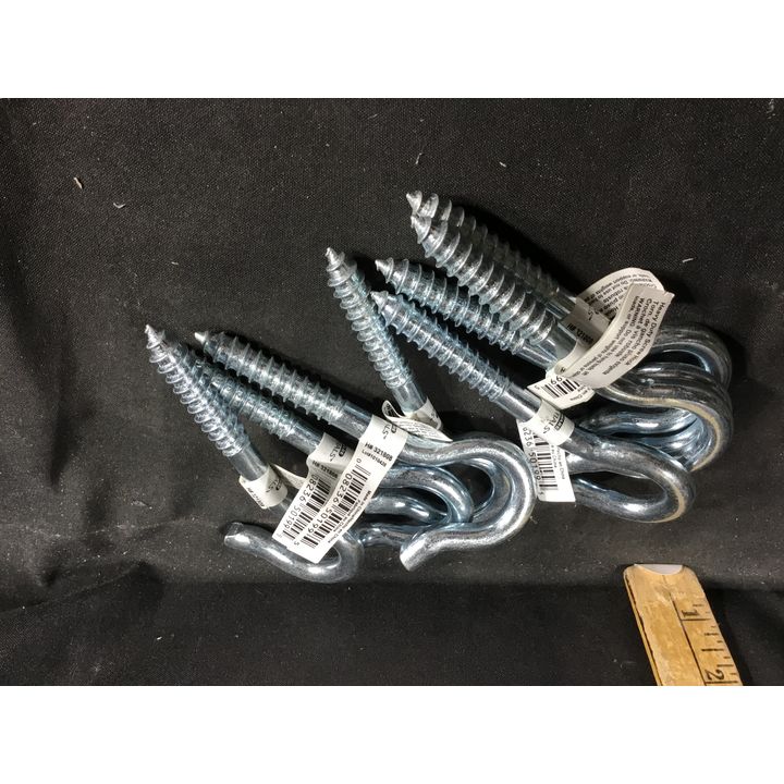 Heavy Duty Screw Hook 3/8"x 4 7/8" - 8 Qty