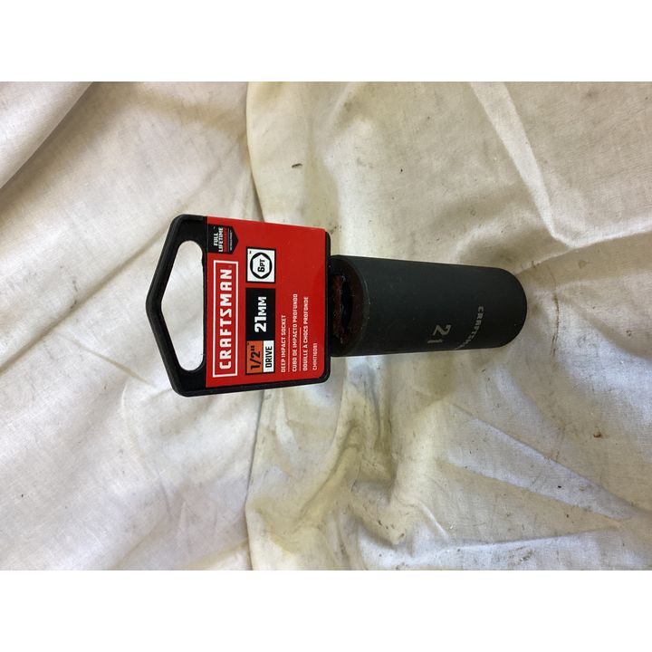 Craftsman 1/2'' Dr. 21mm Deep Impact Socket (6pt)