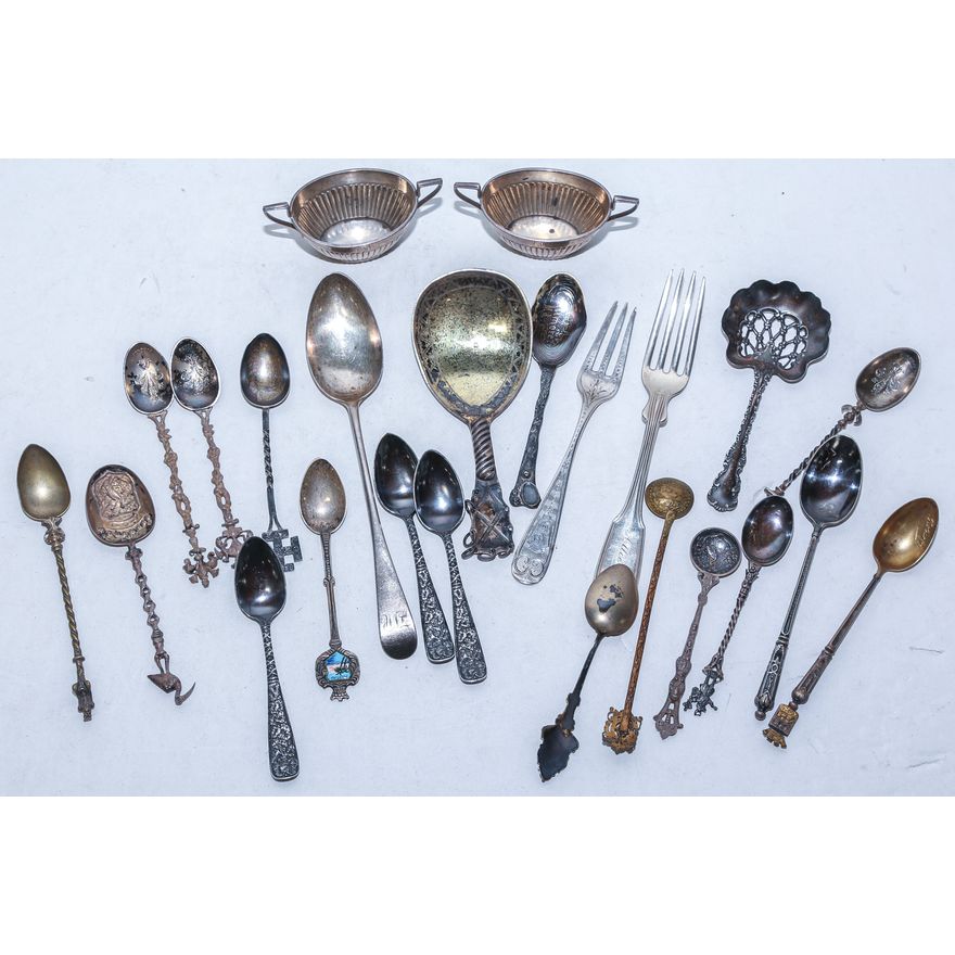 Collection of Sterling a& Other Silver Flatware