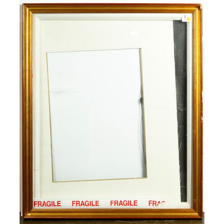 Classical style gilt frame, overall: 32"h x 38"w