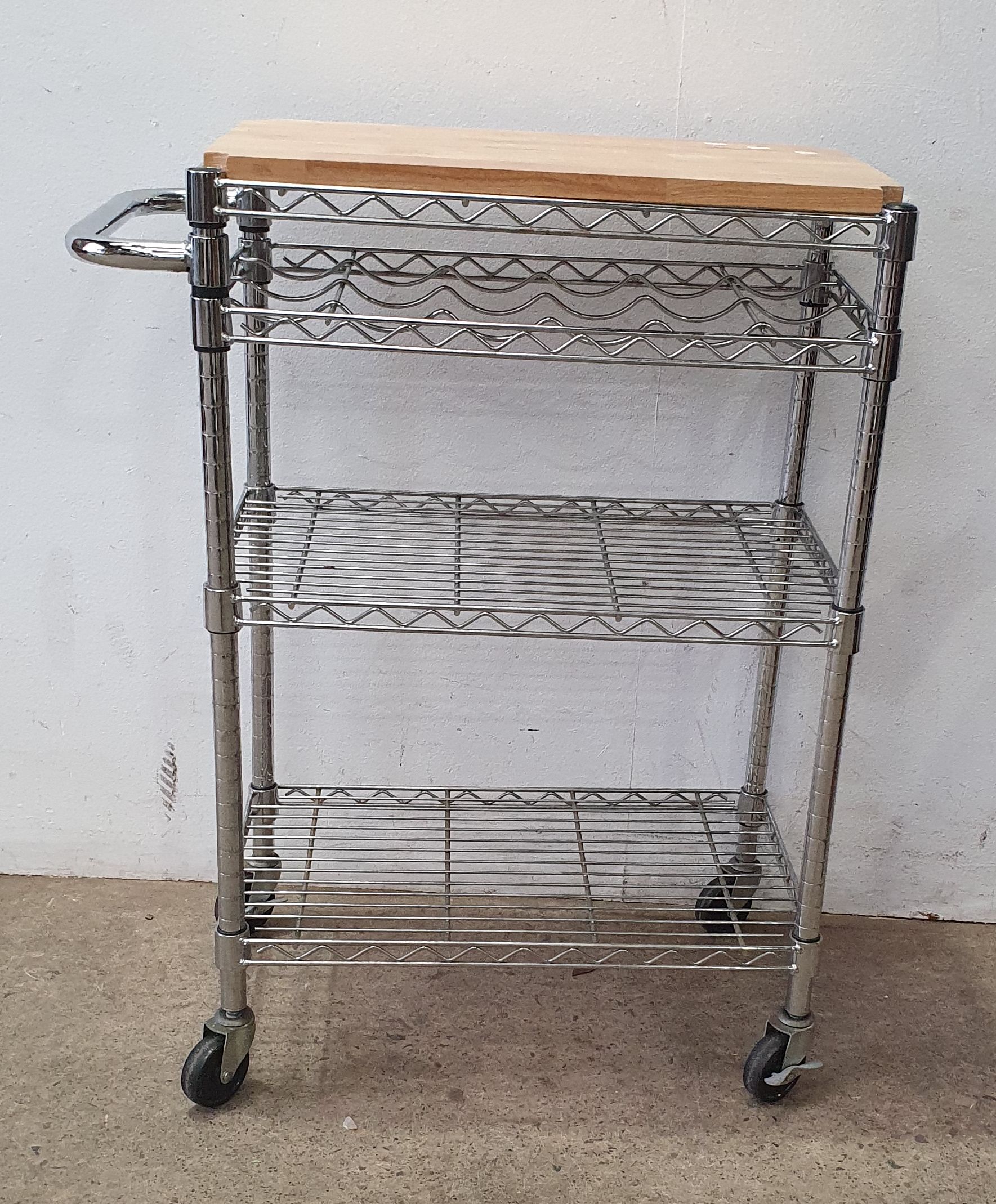 A Stainless Steel Trolley