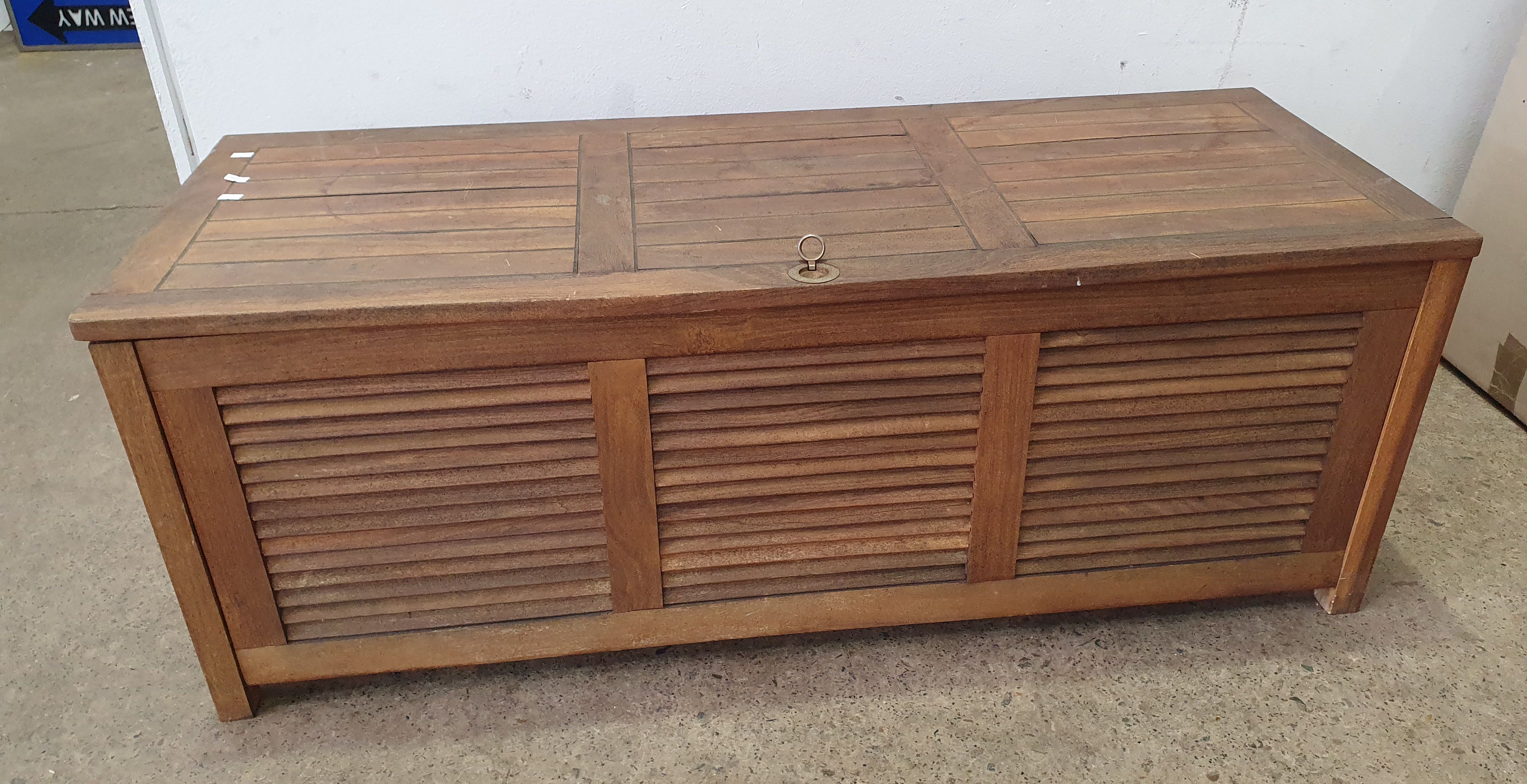 A Timber Garden Storage Chest