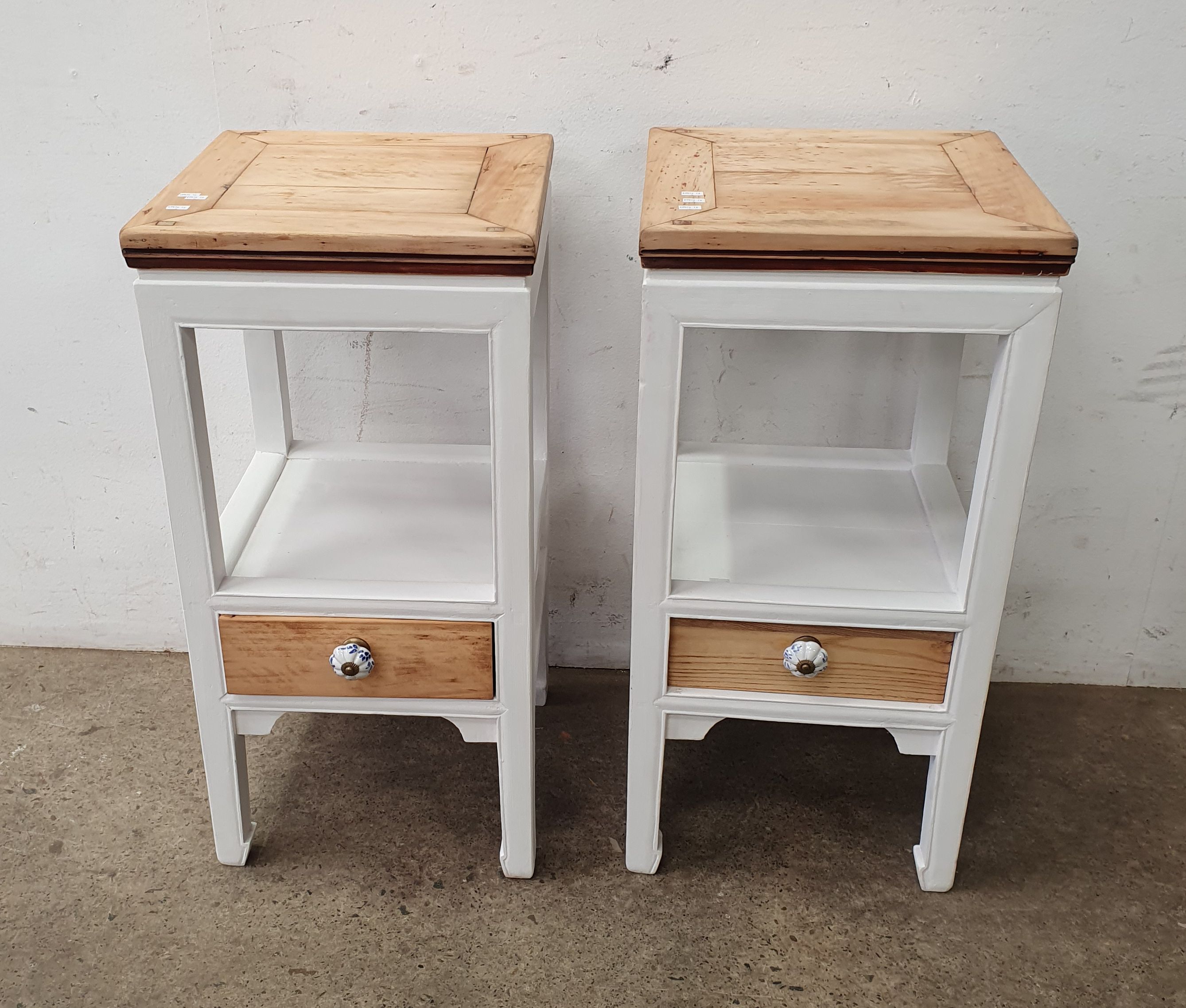 2025 · A PAIR OF SIDE TABLES
