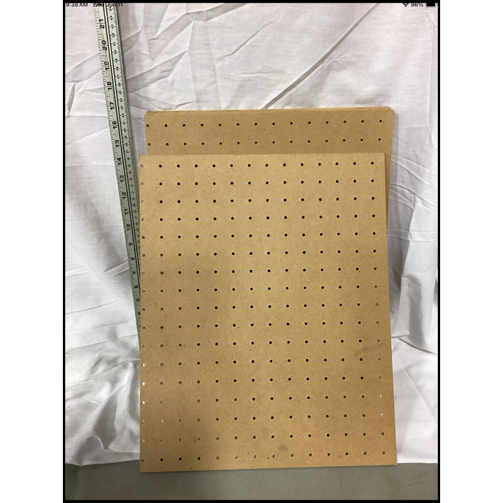 BUYING (6) 15'' x 18'' Pegboard Sheets