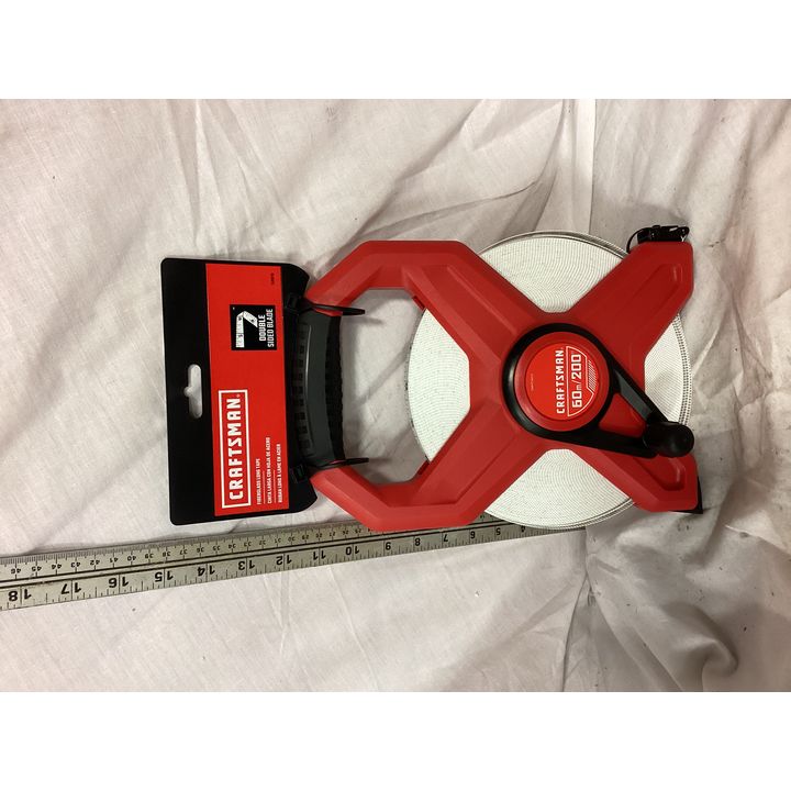 Craftsman 200ft Fiberglass Long Tape (Double Sided Blade)