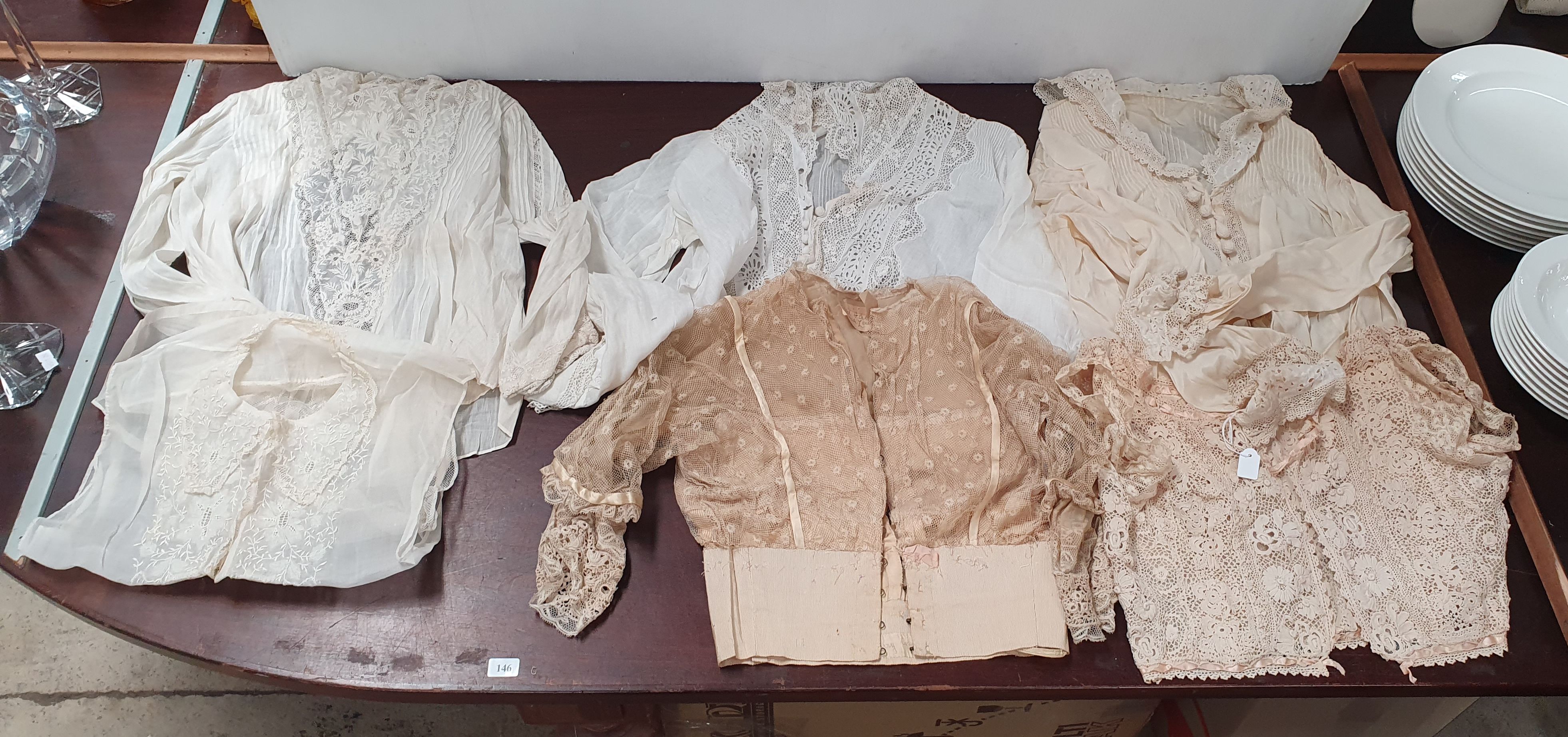 146 · A SELECTION OF ANTIQUE GARMENTS