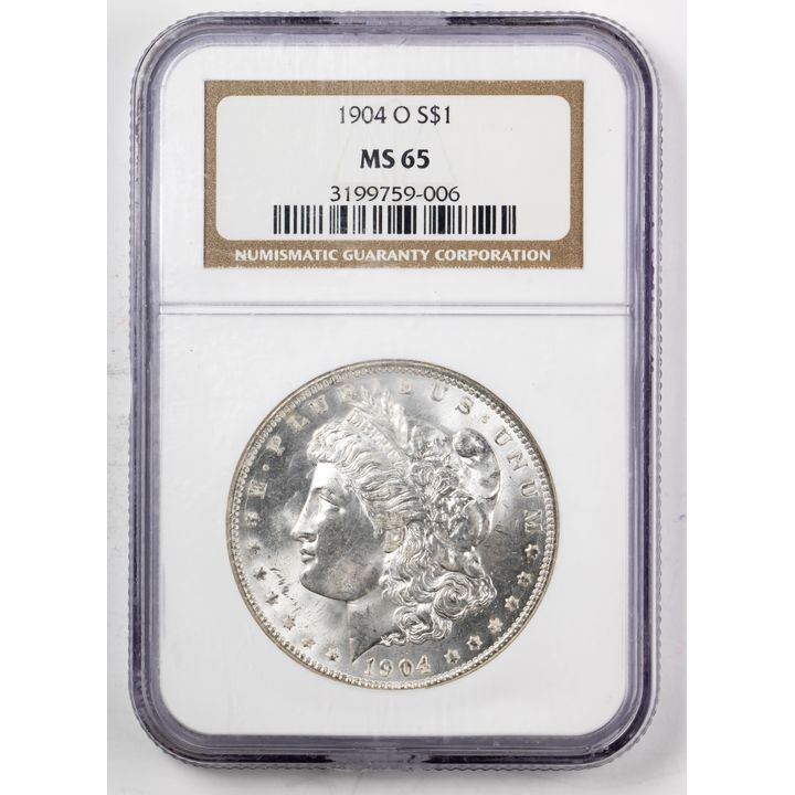 1904-0 Morgan Dollar NGC MS 65