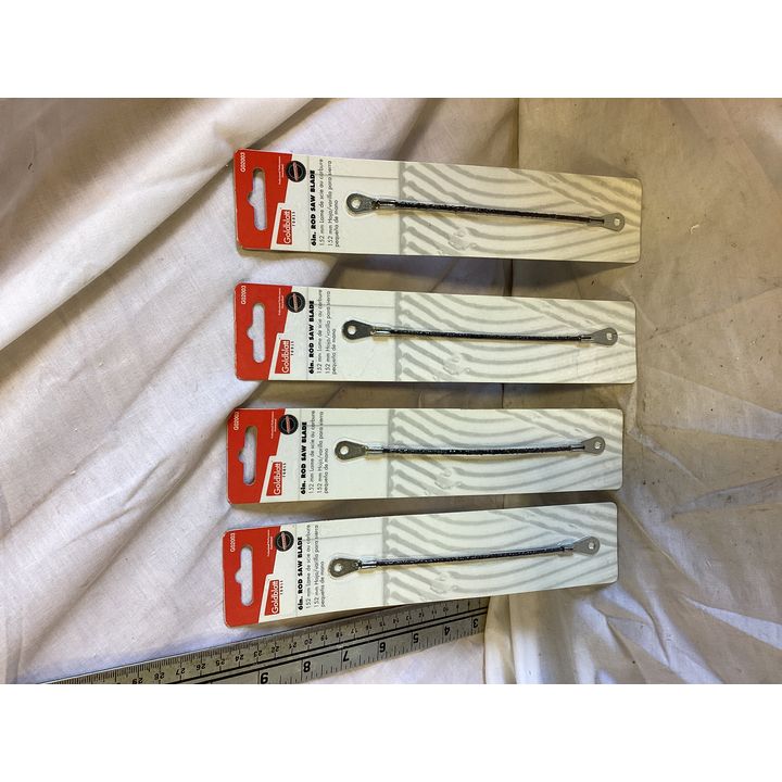 (4) Goldblatt 6'' Rod Saw Blade