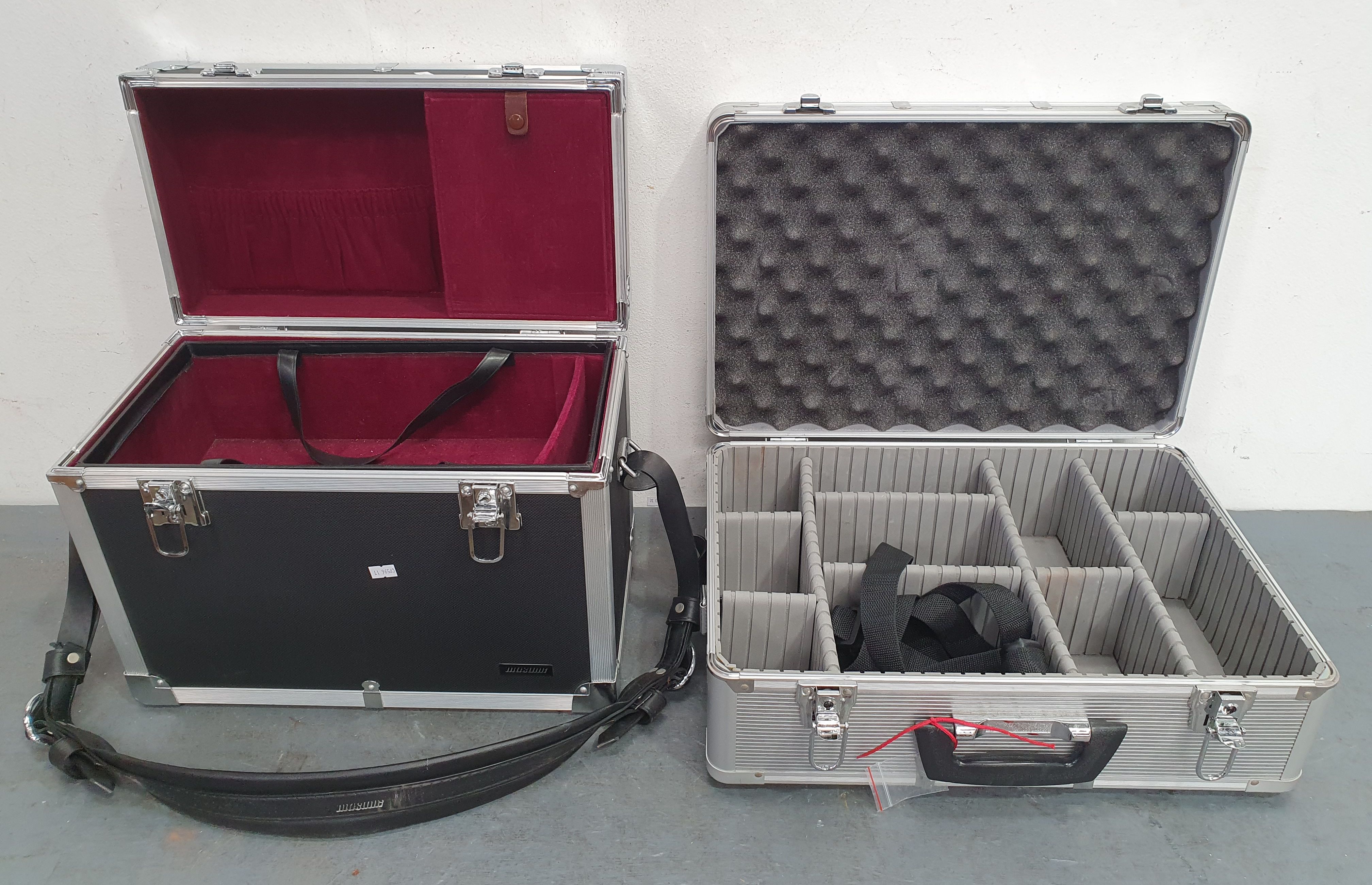 1316 · TWO CAMERA STORAGE BOXES