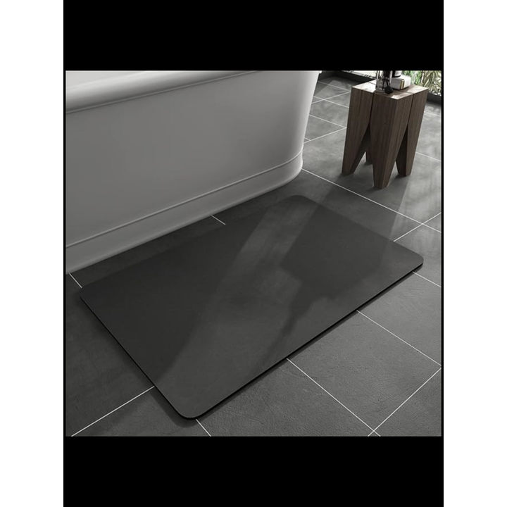 Polichoi Bathroom Rug Mat (Dark Grey 32'' x 20'')