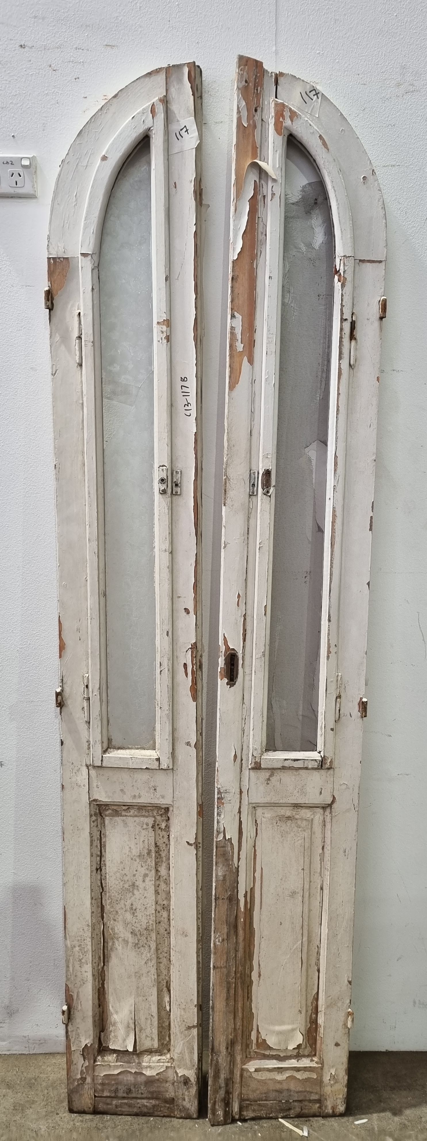 1211 · A SET OF PAINTED FRENCH SHUTTERS