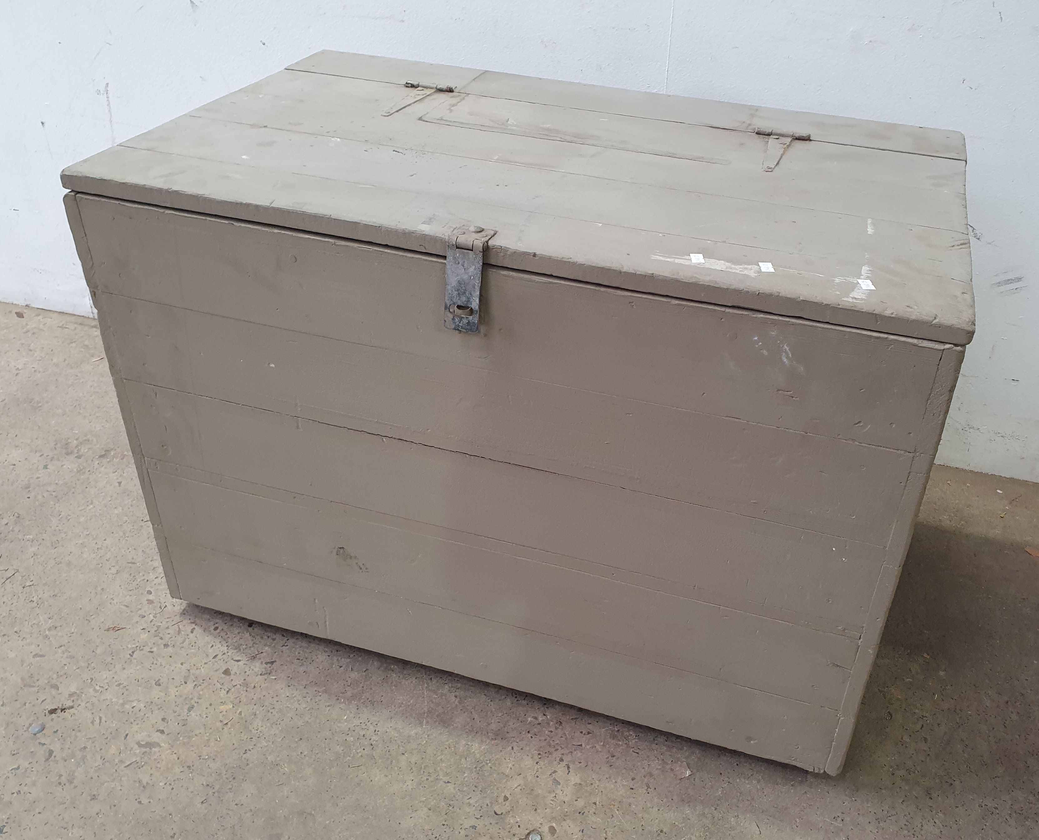 A Painted Rustic Trunk