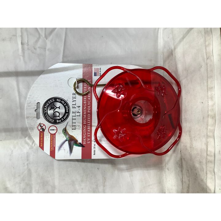 Droll Yankees Little Flyer LF-4 hanging Hummingbird Feeder- Holds 10oz Of Nectar