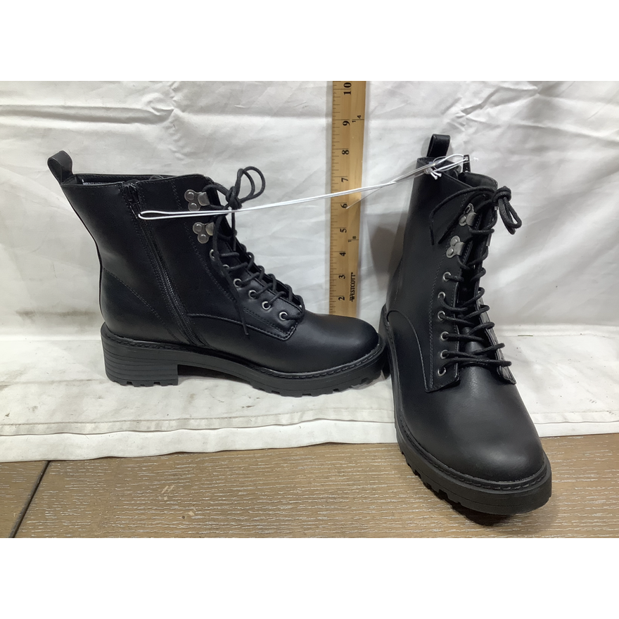 Marta Ankle Boots, Memory Foam - Black Size 8 Women's