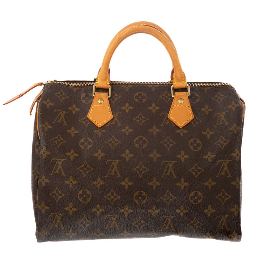 A Louis Vuitton Monogram Speedy 30