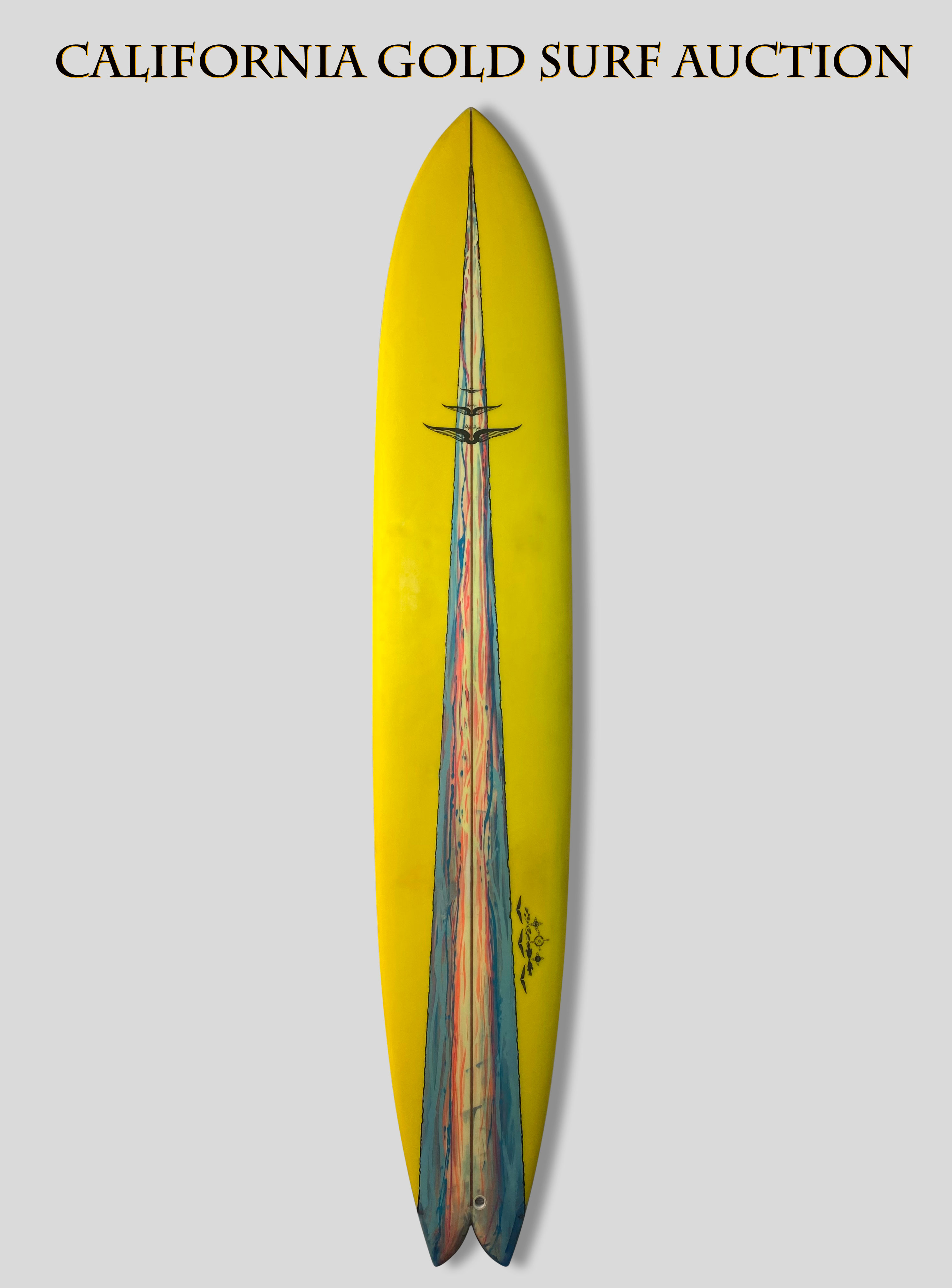 1988 Skip Frye Swallow Tail | California Gold Surf Auction