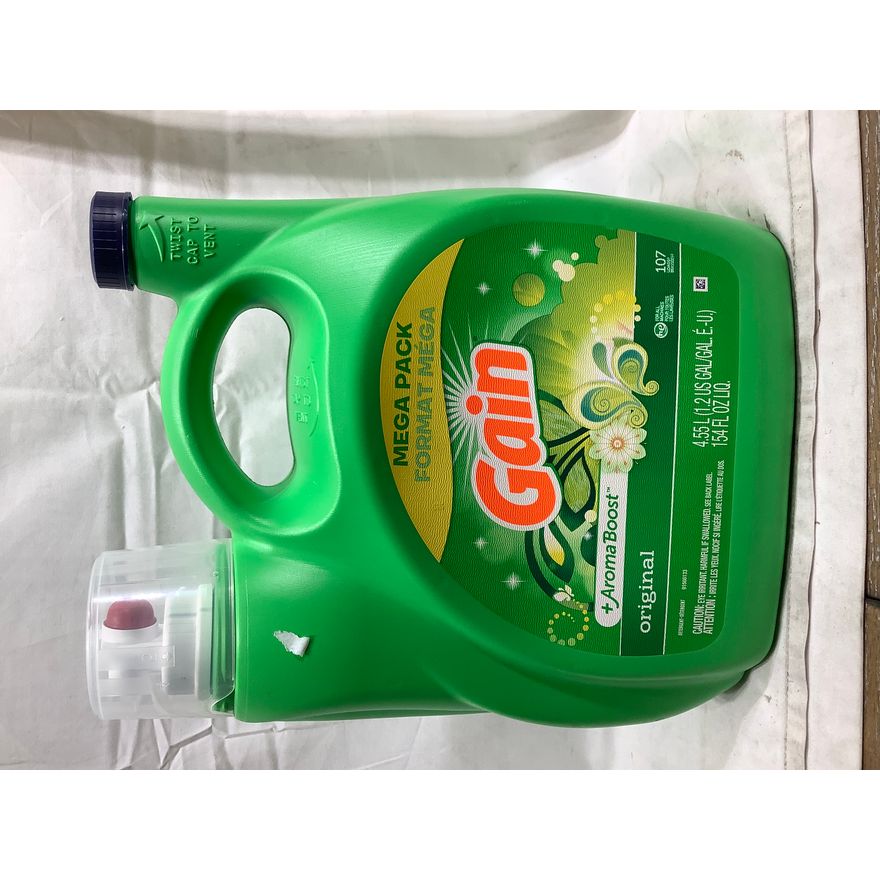 Gain + Aroma Boost Original Detergent, 4.55L, 107 Loads