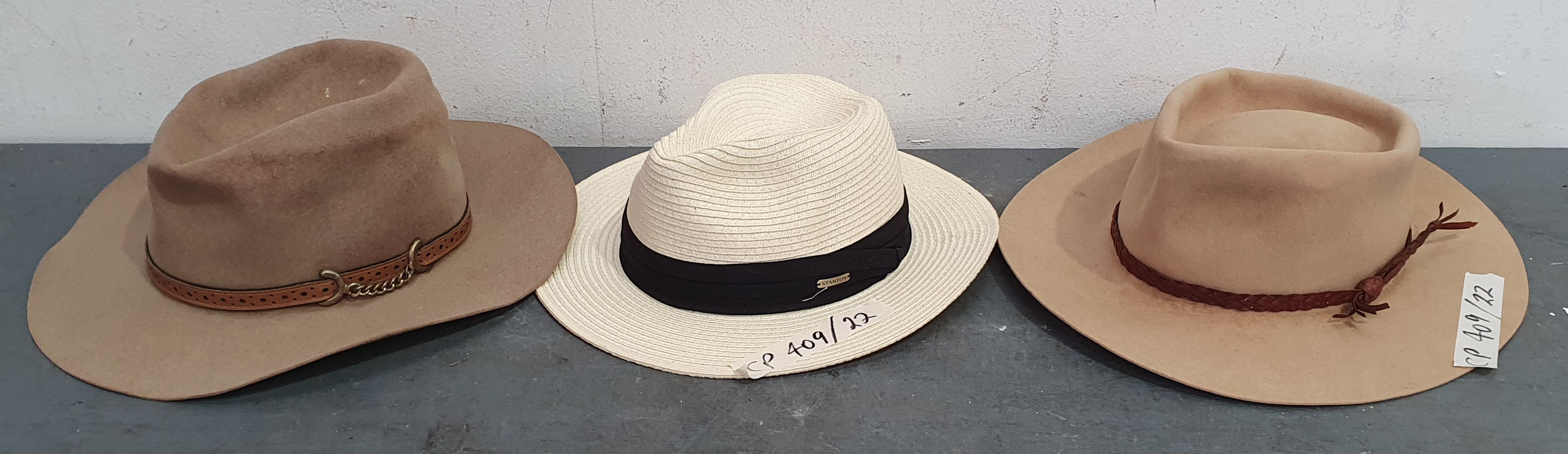 1362 · TWO AKUBRA HATS