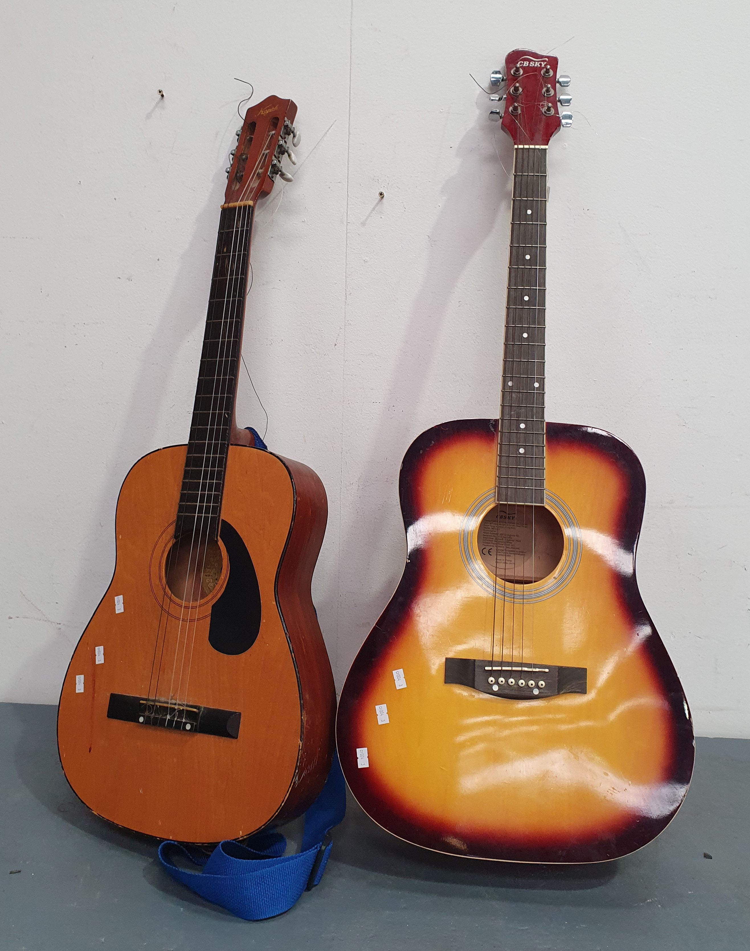 1282 · TWO VARIOUS GUITARS