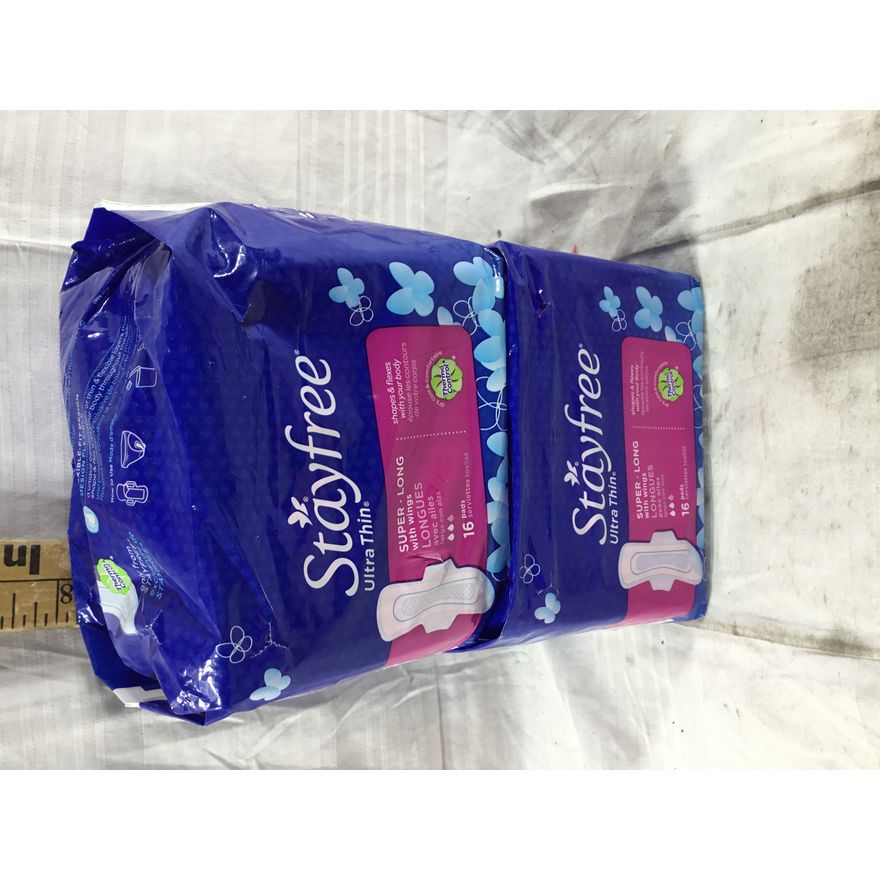 (Buying 2) Stayfree Ultra Thin Super Long W/Wings 16 Pads