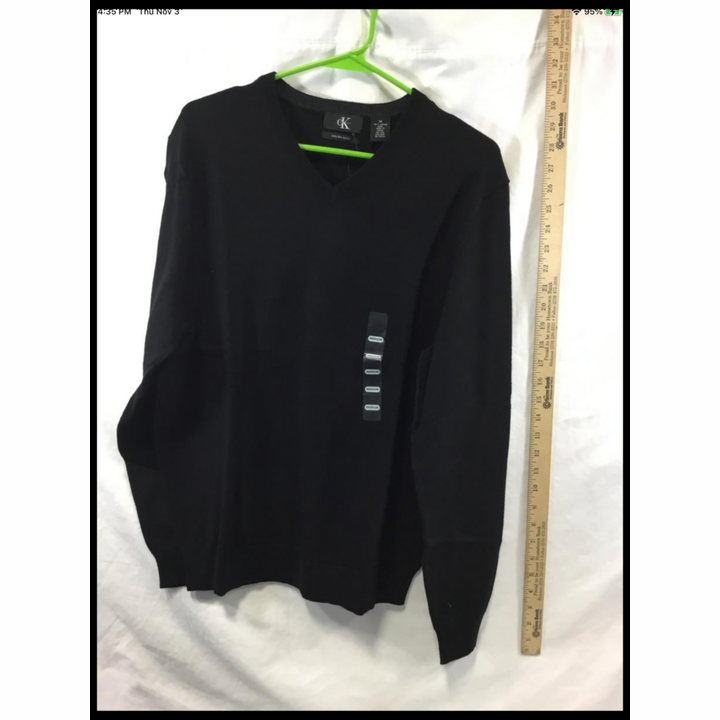 Calvin Klein Men's Black Sweater Size: XL