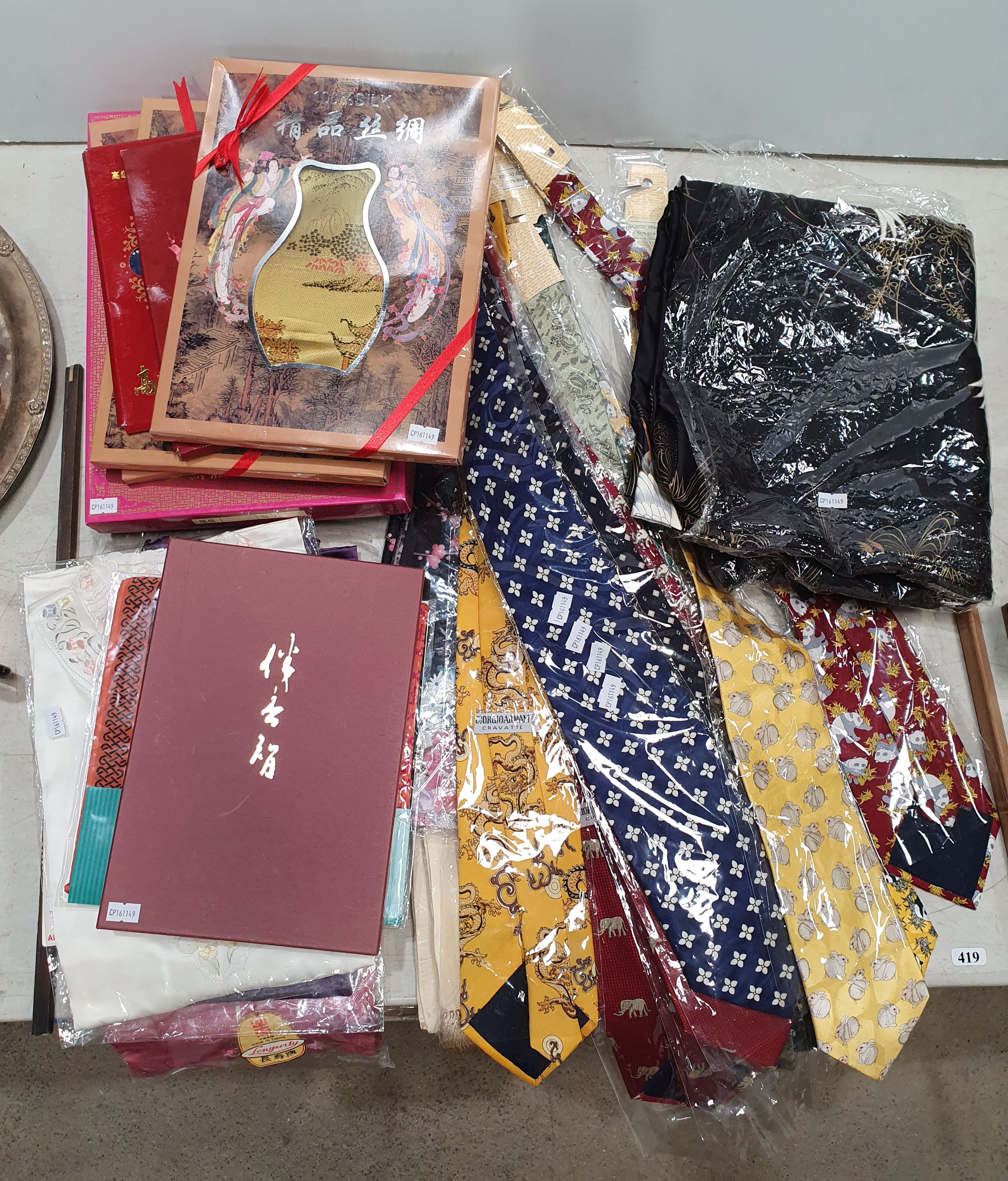 A Collection Of Various Textile Pieces