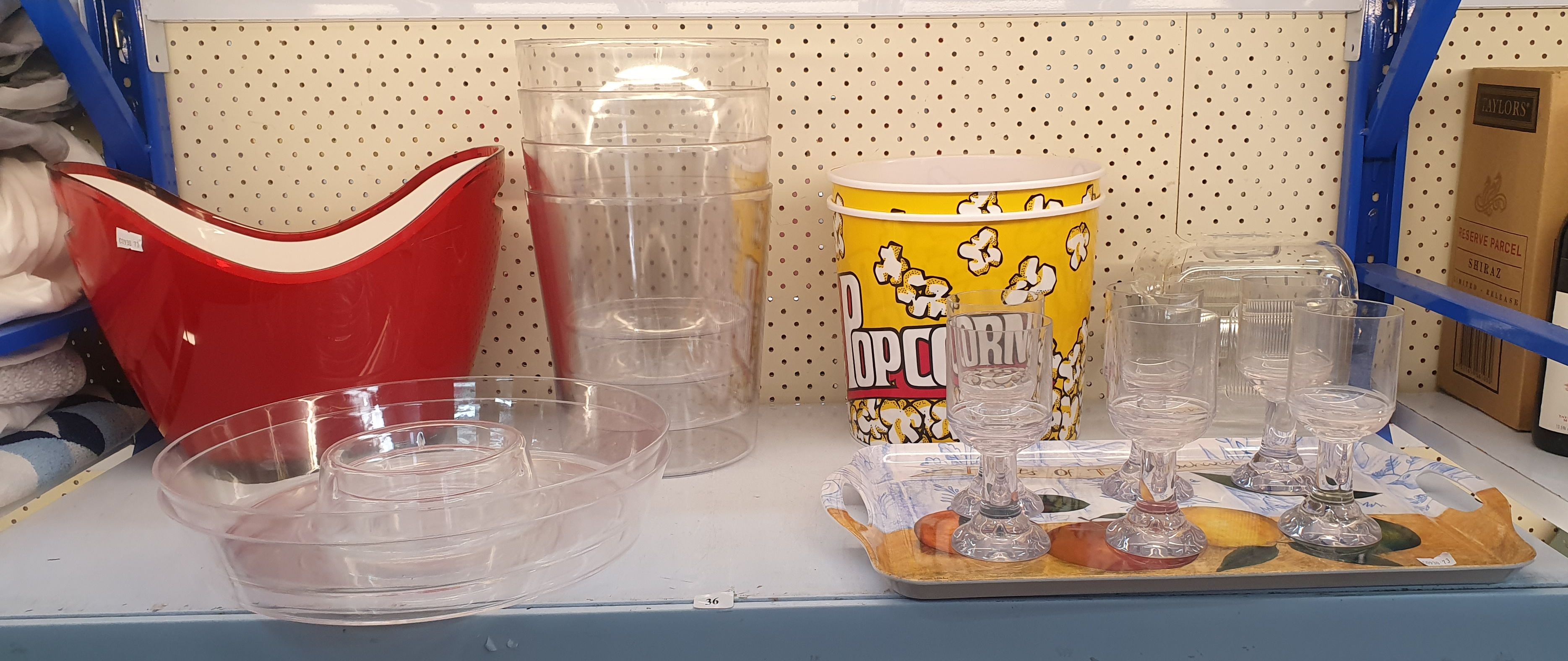 A Group Of Plastic Kitchenware