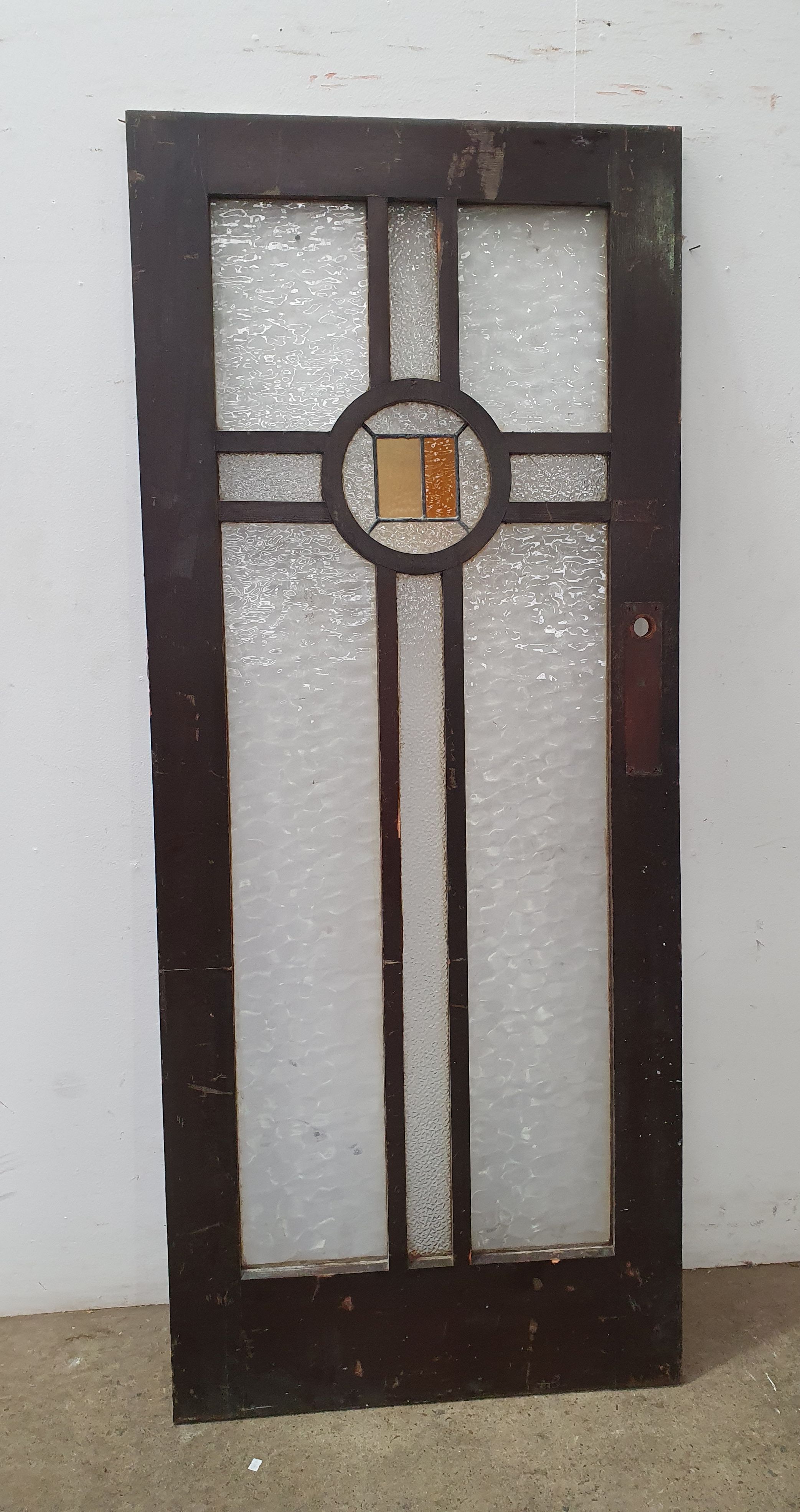 A Brown Painted Door