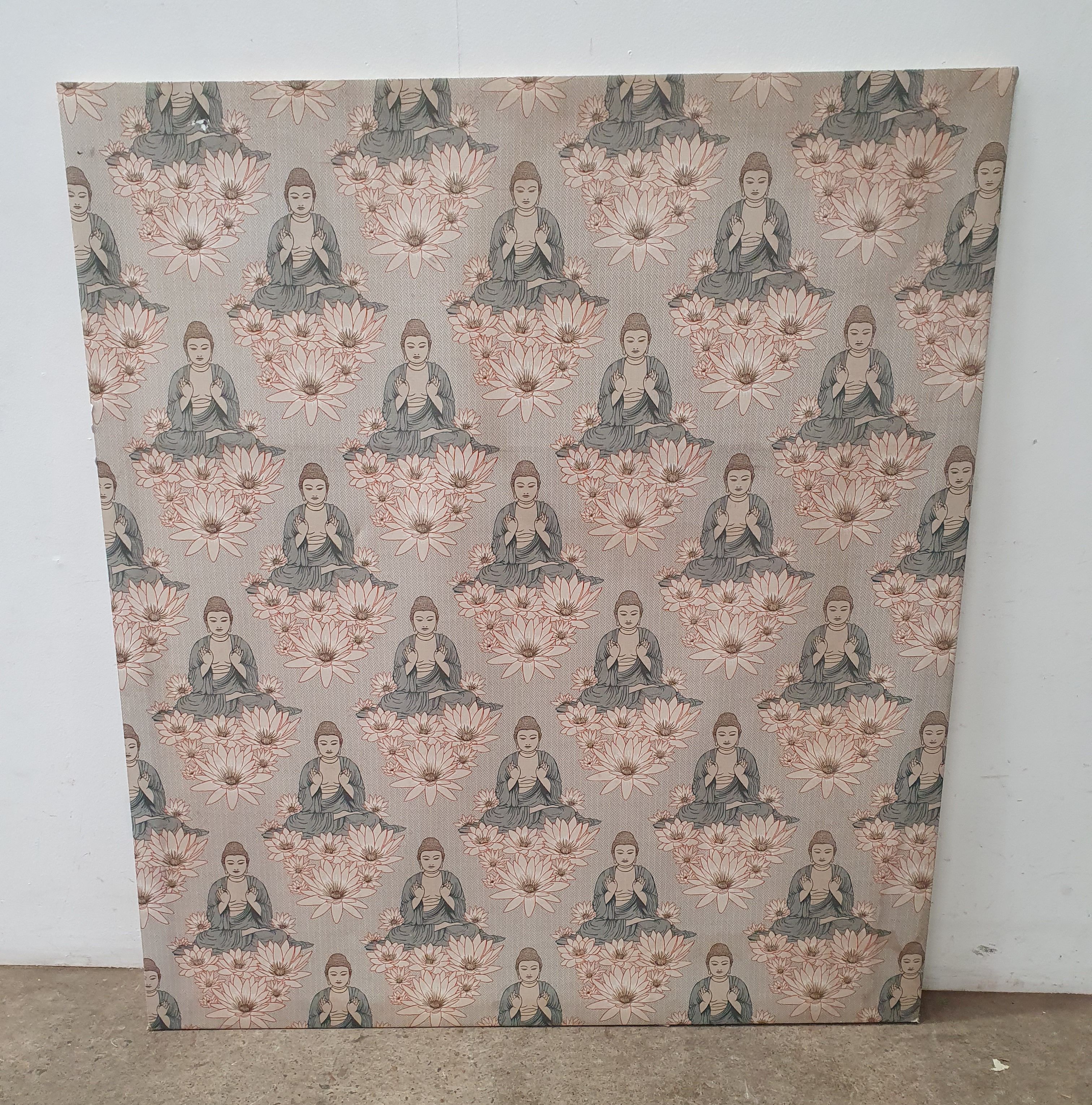2124 · A LARGE FABRIC ARTWORK