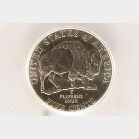 2005-D BISON NICKEL ICG SP69 1ST DAY ISSUE