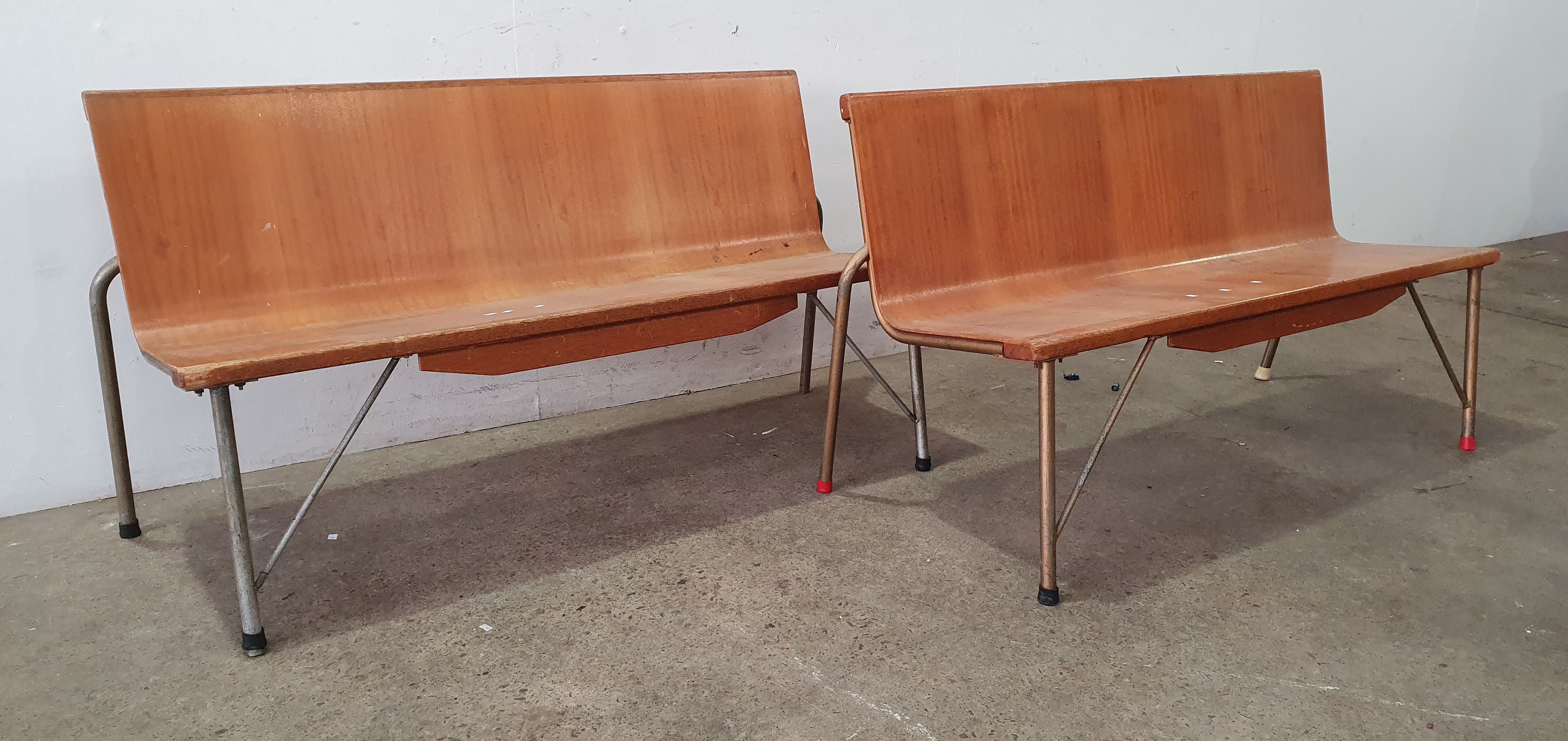 A Pair Of School Pews