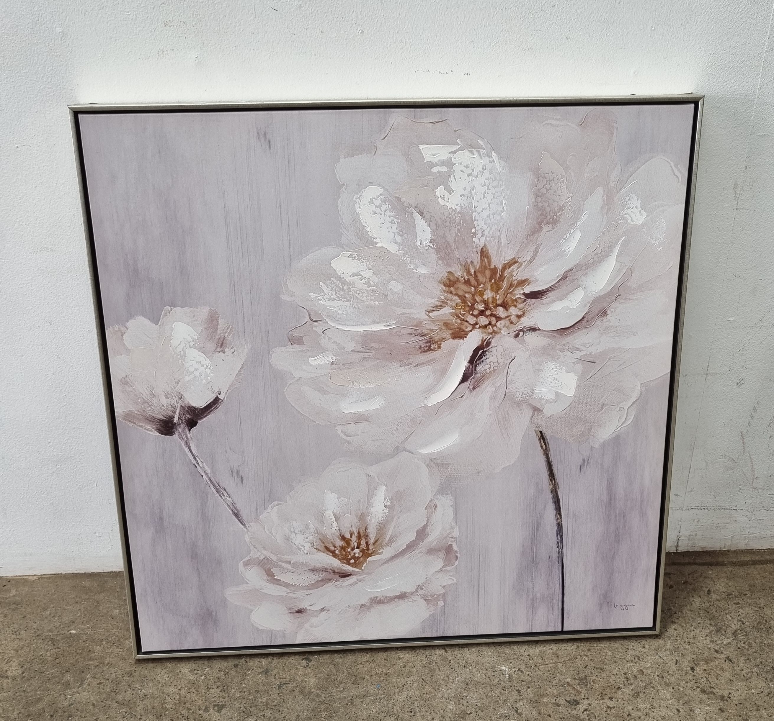 A FLORAL ARTWORK
