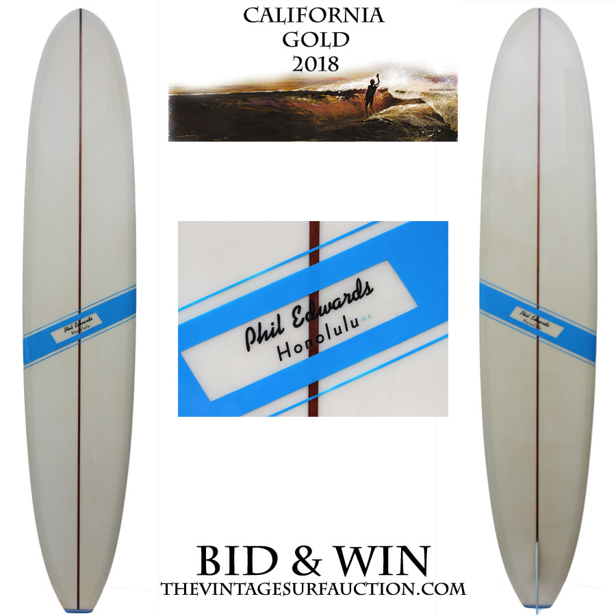 Phil Edwards Honolulu Model #18 A | California Gold Surf Auction
