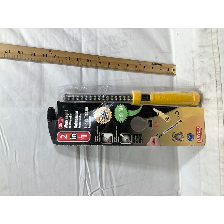 2 In 1 34 LED Work Light Rechargeable Floodlight, Spotlight