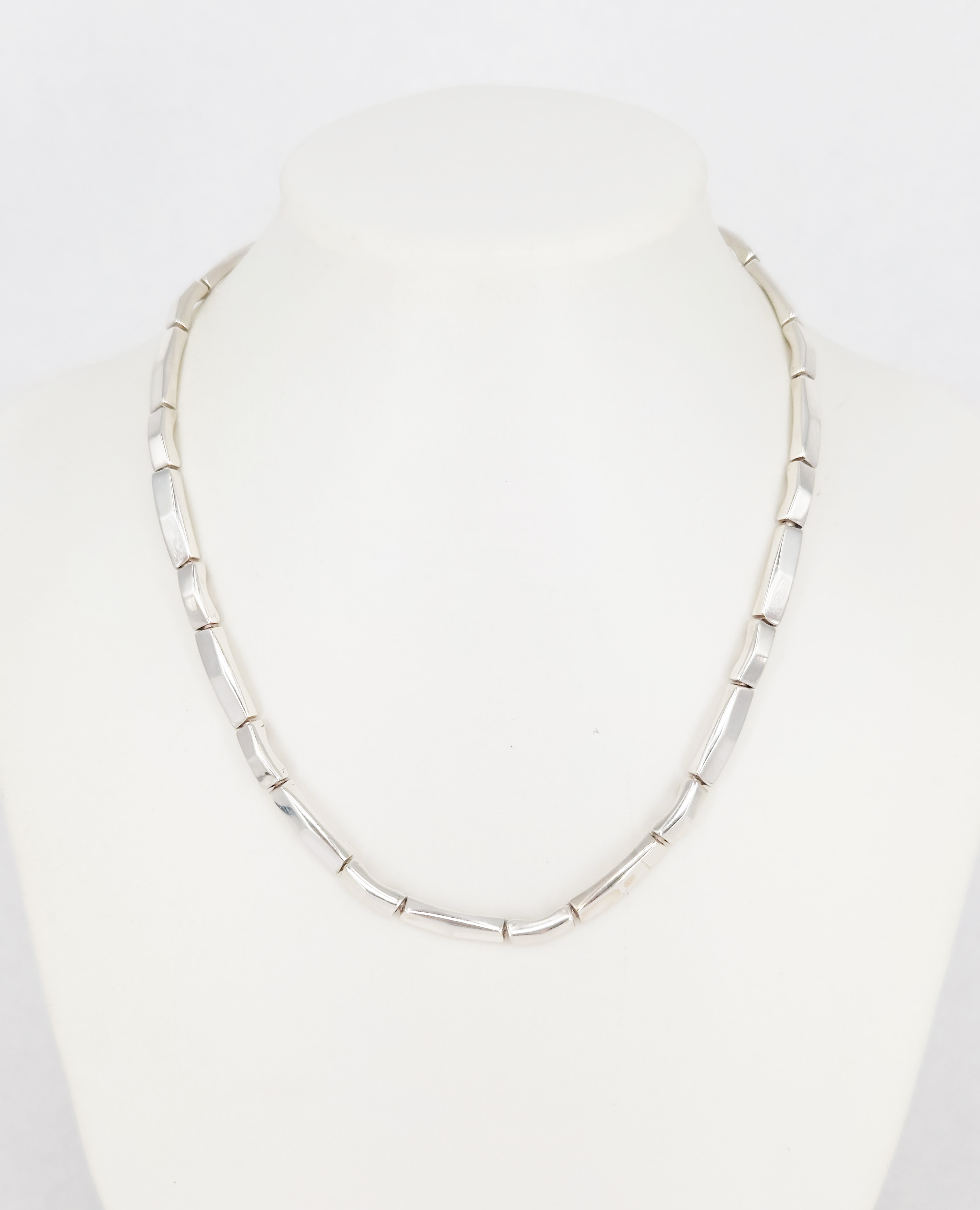 A Modernist Silver Necklace