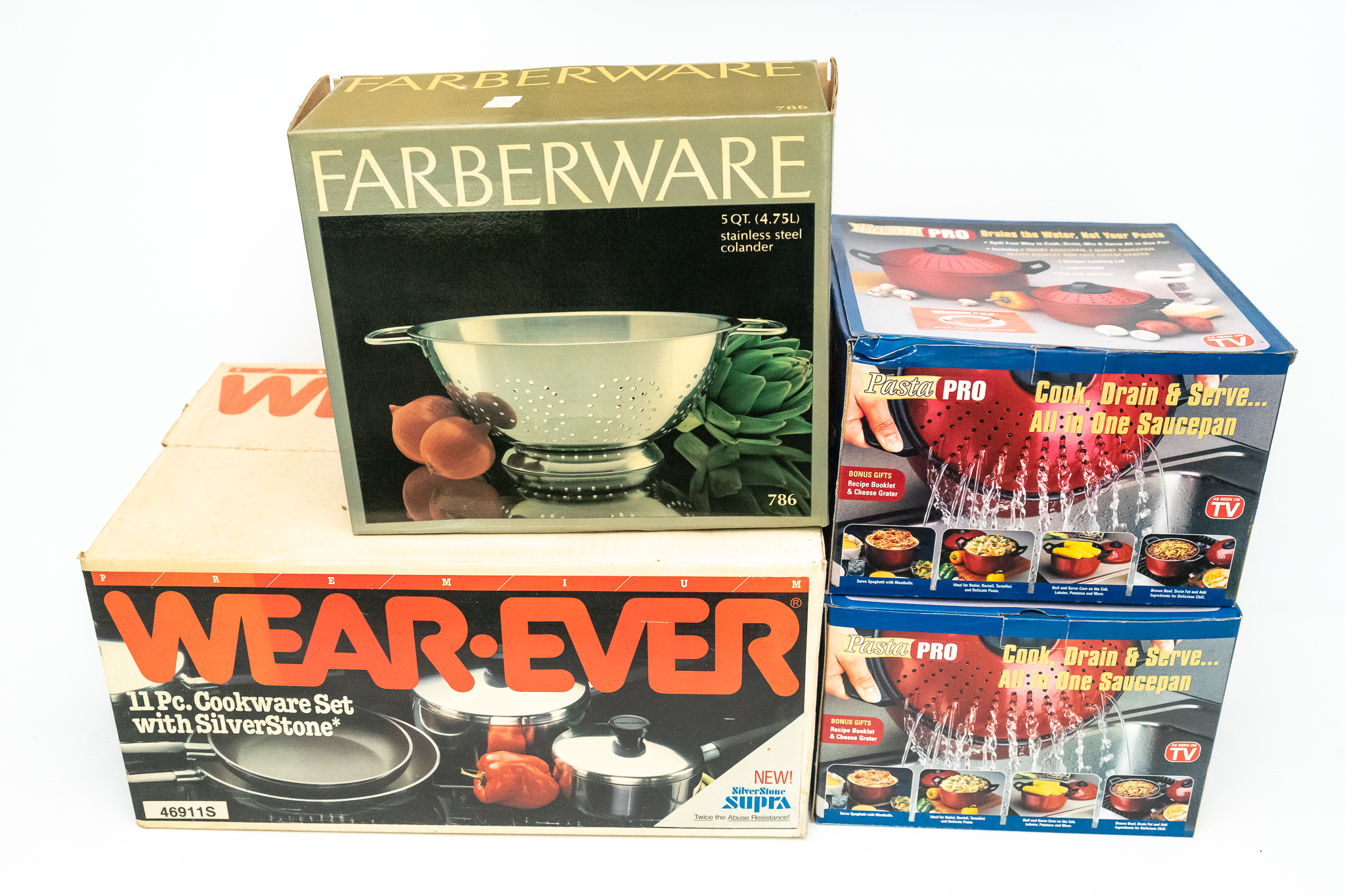 Farberware, WearEver & Past Pro Cookware in Original Packaging
