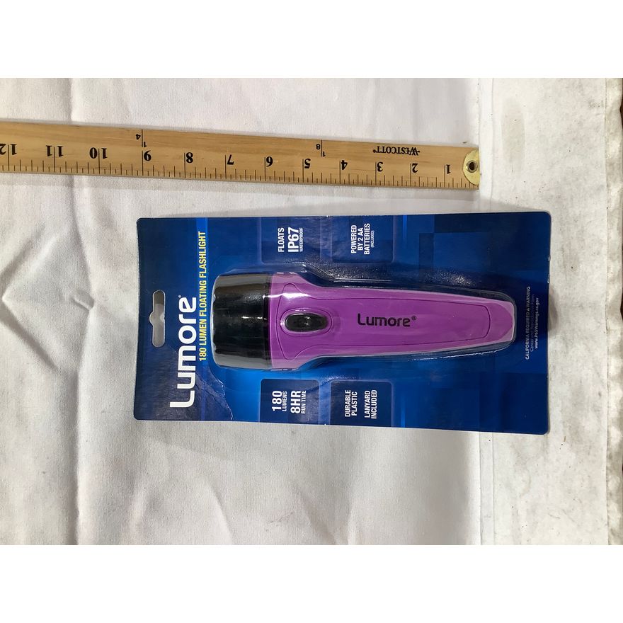 Lumore 180 Lumen Purple Floating Flashlight