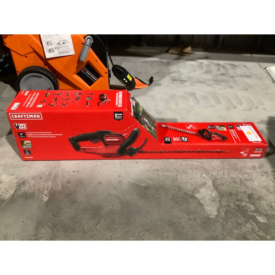 Craftsman Hedge Trimmer With Power Saw 22" - Tool Only