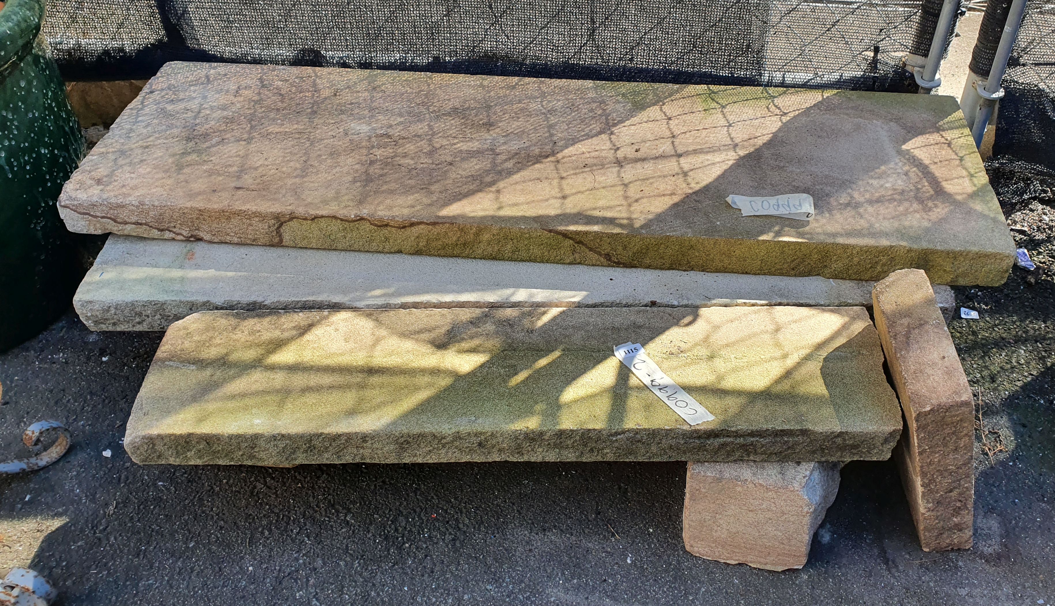 A Group Of Stone Slabs